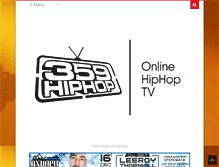 Tablet Screenshot of 359hiphop.com